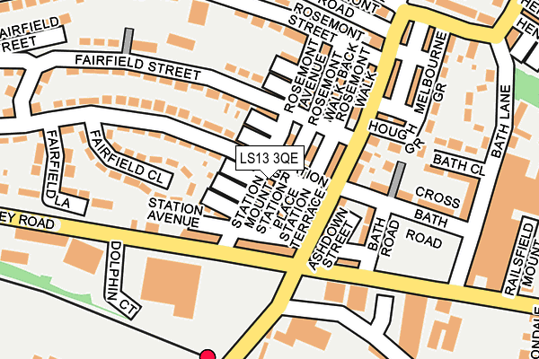 LS13 3QE map - OS OpenMap – Local (Ordnance Survey)