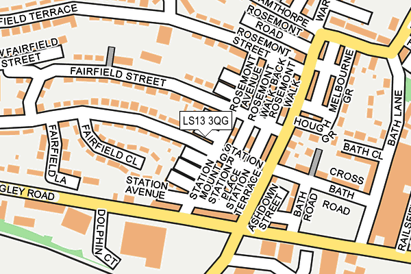 LS13 3QG map - OS OpenMap – Local (Ordnance Survey)