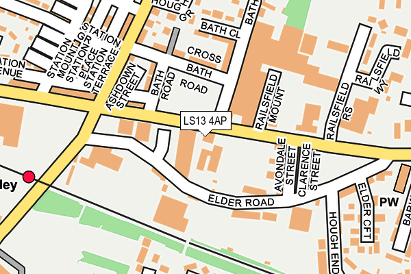 LS13 4AP map - OS OpenMap – Local (Ordnance Survey)