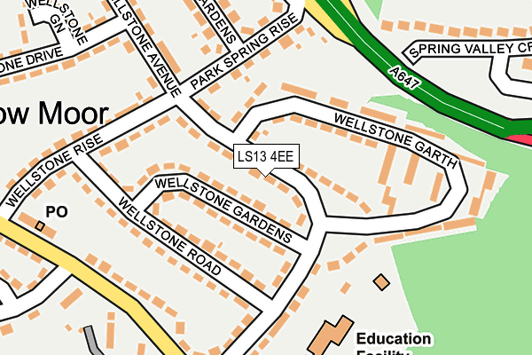 LS13 4EE map - OS OpenMap – Local (Ordnance Survey)
