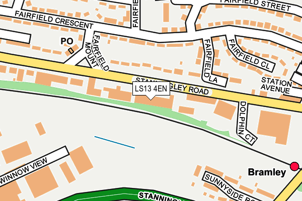 LS13 4EN map - OS OpenMap – Local (Ordnance Survey)