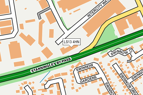 LS13 4HN map - OS OpenMap – Local (Ordnance Survey)
