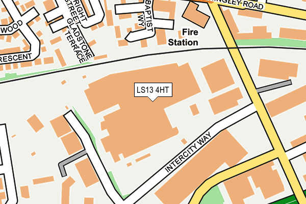 LS13 4HT map - OS OpenMap – Local (Ordnance Survey)