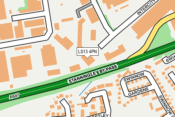 LS13 4PN map - OS OpenMap – Local (Ordnance Survey)