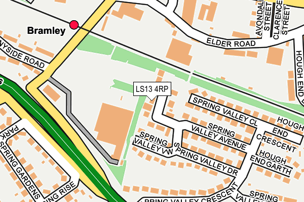 LS13 4RP map - OS OpenMap – Local (Ordnance Survey)