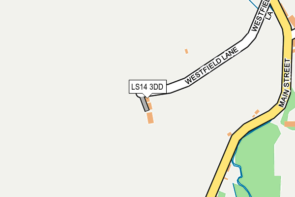 LS14 3DD map - OS OpenMap – Local (Ordnance Survey)