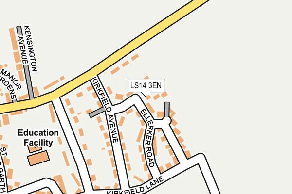 LS14 3EN map - OS OpenMap – Local (Ordnance Survey)