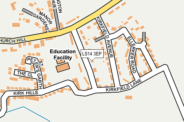 Map of STAFFORD HALL (PROPERTY) LTD at local scale