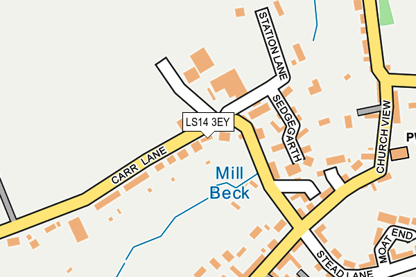 LS14 3EY map - OS OpenMap – Local (Ordnance Survey)