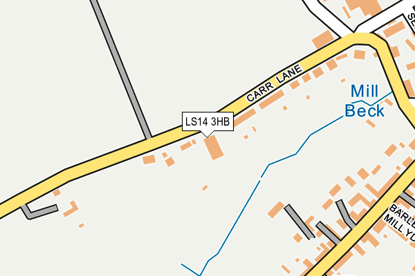LS14 3HB map - OS OpenMap – Local (Ordnance Survey)