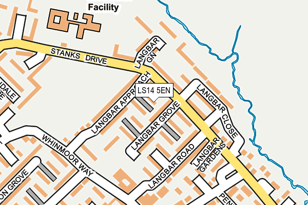 LS14 5EN map - OS OpenMap – Local (Ordnance Survey)