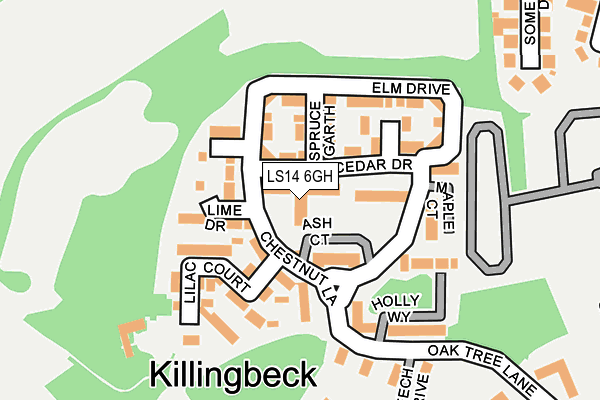 Map of LE BELLEZZE LIMITED at local scale