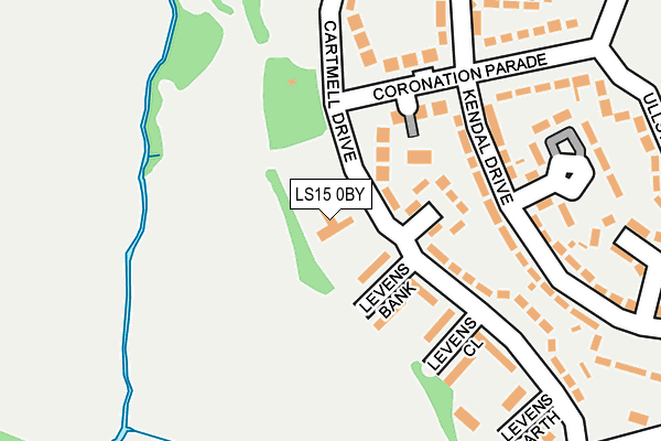 LS15 0BY map - OS OpenMap – Local (Ordnance Survey)