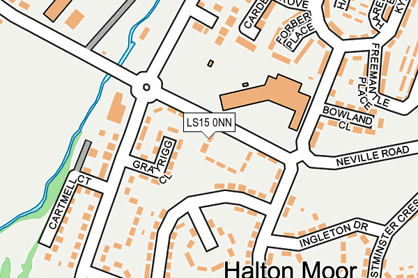LS15 0NN map - OS OpenMap – Local (Ordnance Survey)