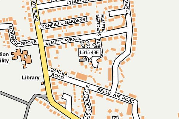 LS15 4BE map - OS OpenMap – Local (Ordnance Survey)