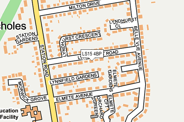 LS15 4BP map - OS OpenMap – Local (Ordnance Survey)