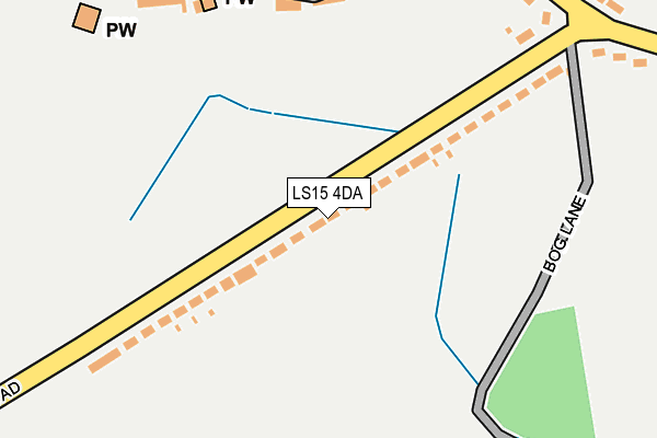 LS15 4DA map - OS OpenMap – Local (Ordnance Survey)