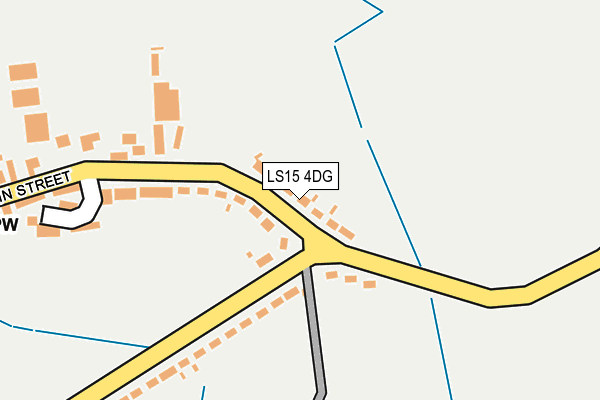 LS15 4DG map - OS OpenMap – Local (Ordnance Survey)