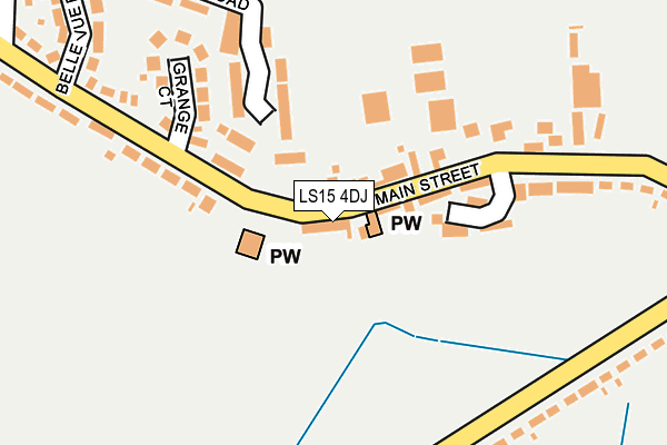 LS15 4DJ map - OS OpenMap – Local (Ordnance Survey)