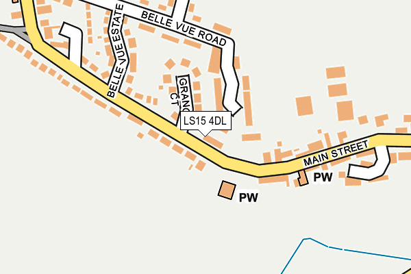 LS15 4DL map - OS OpenMap – Local (Ordnance Survey)