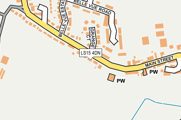 LS15 4DN map - OS OpenMap – Local (Ordnance Survey)