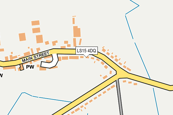 LS15 4DQ map - OS OpenMap – Local (Ordnance Survey)