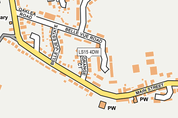 LS15 4DW map - OS OpenMap – Local (Ordnance Survey)