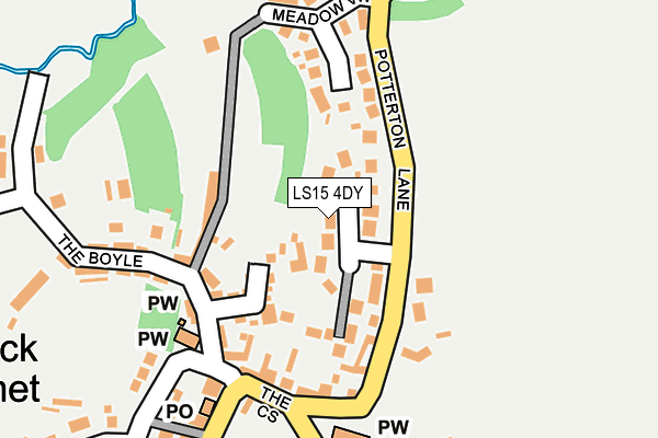 LS15 4DY map - OS OpenMap – Local (Ordnance Survey)