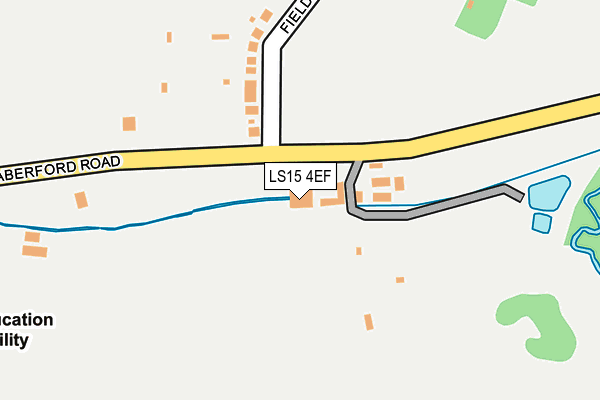 LS15 4EF map - OS OpenMap – Local (Ordnance Survey)