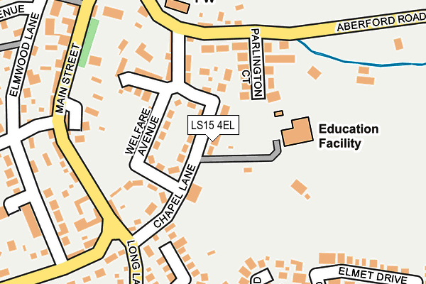 LS15 4EL map - OS OpenMap – Local (Ordnance Survey)