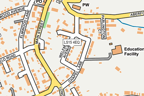 LS15 4EQ map - OS OpenMap – Local (Ordnance Survey)