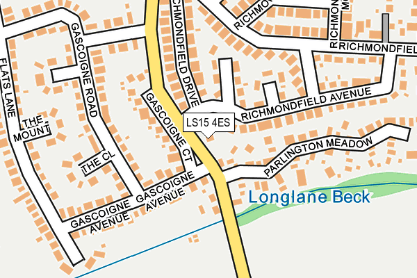 LS15 4ES map - OS OpenMap – Local (Ordnance Survey)