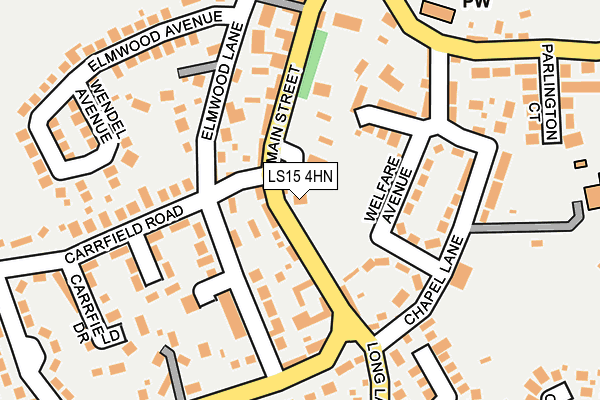 LS15 4HN map - OS OpenMap – Local (Ordnance Survey)