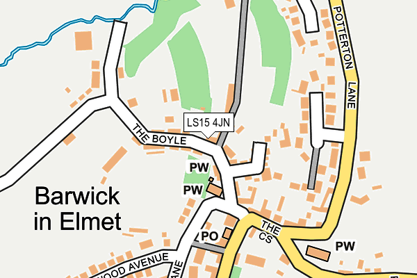 Map of BARWICK STORES LTD at local scale