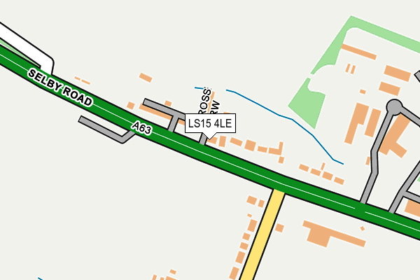 LS15 4LE map - OS OpenMap – Local (Ordnance Survey)