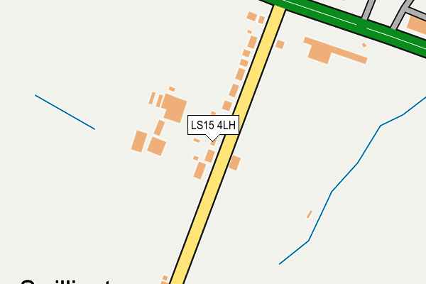 LS15 4LH map - OS OpenMap – Local (Ordnance Survey)