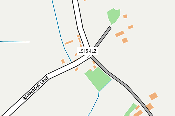LS15 4LZ map - OS OpenMap – Local (Ordnance Survey)
