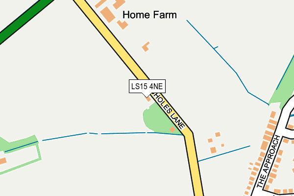 LS15 4NE map - OS OpenMap – Local (Ordnance Survey)