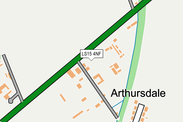LS15 4NF map - OS OpenMap – Local (Ordnance Survey)