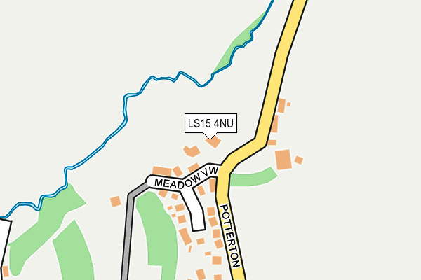 LS15 4NU map - OS OpenMap – Local (Ordnance Survey)