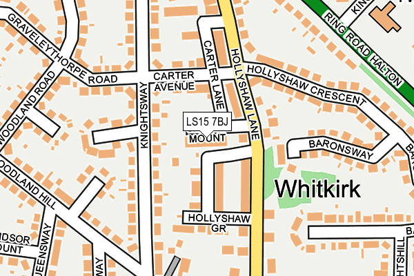 LS15 7BJ map - OS OpenMap – Local (Ordnance Survey)