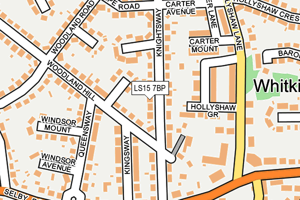 LS15 7BP map - OS OpenMap – Local (Ordnance Survey)