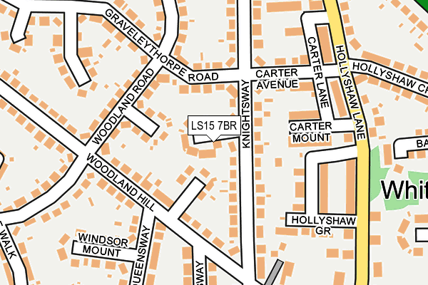LS15 7BR map - OS OpenMap – Local (Ordnance Survey)