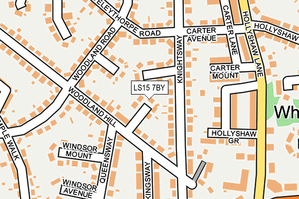 LS15 7BY map - OS OpenMap – Local (Ordnance Survey)