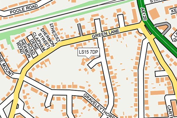 LS15 7DP map - OS OpenMap – Local (Ordnance Survey)