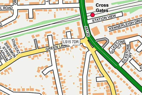 LS15 7DR map - OS OpenMap – Local (Ordnance Survey)