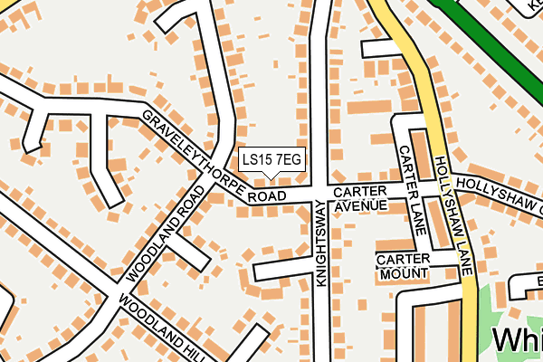 LS15 7EG map - OS OpenMap – Local (Ordnance Survey)