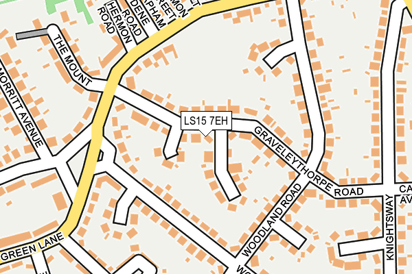 LS15 7EH map - OS OpenMap – Local (Ordnance Survey)