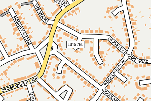 LS15 7EL map - OS OpenMap – Local (Ordnance Survey)