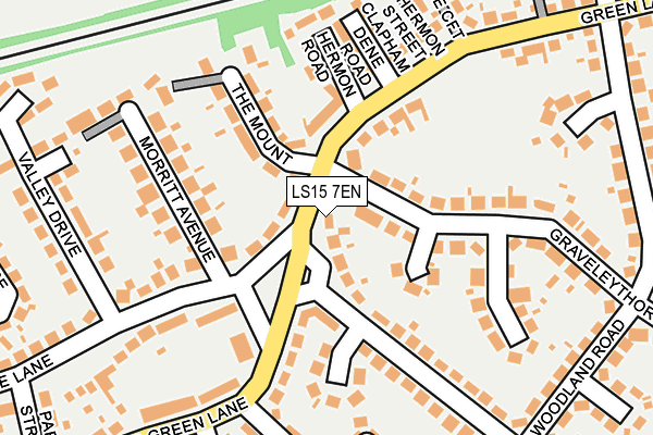 LS15 7EN map - OS OpenMap – Local (Ordnance Survey)